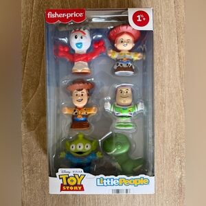 Fisher Price Little People Disney Pixar Toy Story 6 PC Figure Set for Kids NEW!